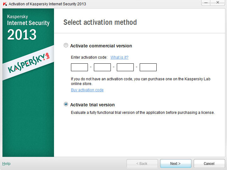 ทดลองใช้ หรือใส่หมายเลขผลิตภัณฑ์